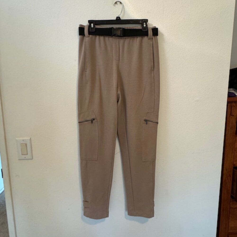 Women's winter tan cargo ankle pants Sz 8